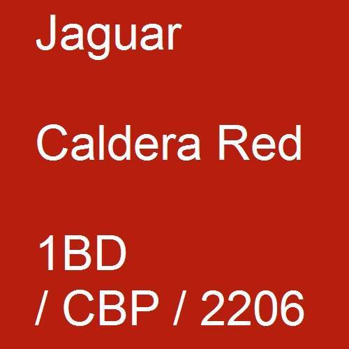 Jaguar, Caldera Red, 1BD / CBP / 2206.